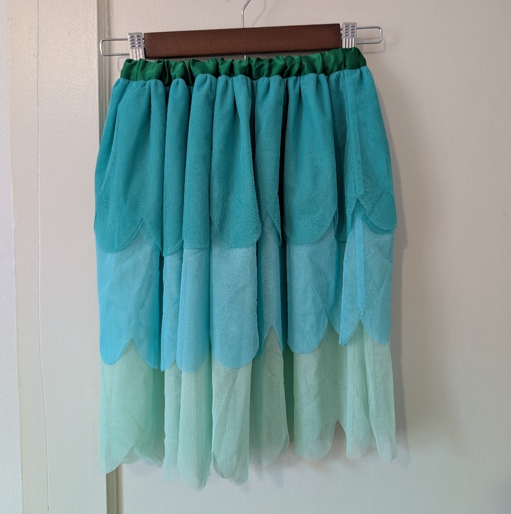 Hanna Andersson OS Ombre Tulle Mermaid Costume Skirt